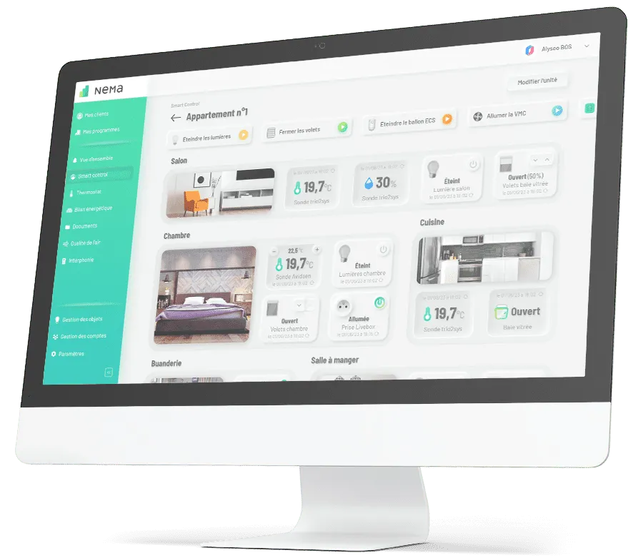 NeMa Smart Control Mockup